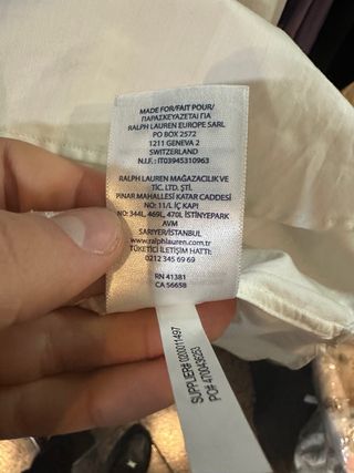 Polo Ralph Lauren Sudadera Blanca Media Cremallera