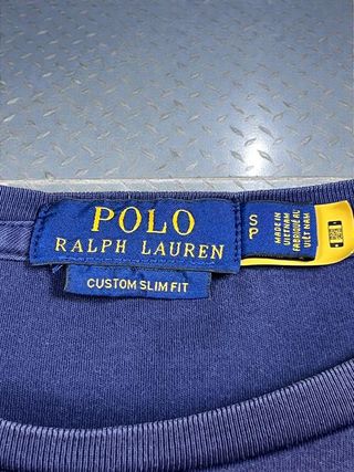 Polo Ralph Lauren Long Sleeve Blue Logo Embroidery