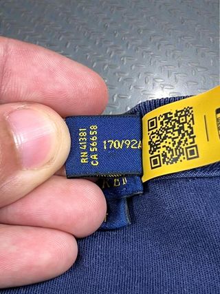 Polo Ralph Lauren Long Sleeve Blue Logo Embroidery