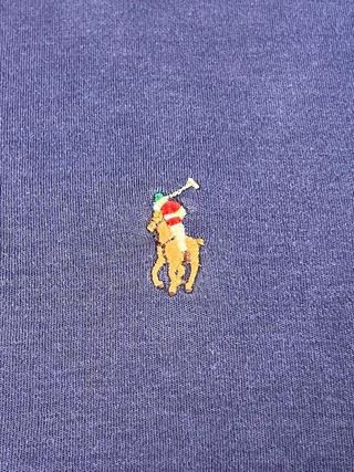 Polo Ralph Lauren Long Sleeve Blue Logo Embroidery