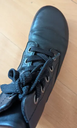 Botas barefoot Groundies de piel negras