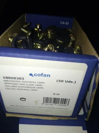 50x Collari Isofonici 18MM