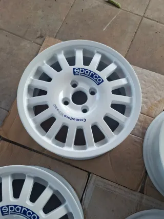 Llantas Sparco Cromodora Blancas en 15"