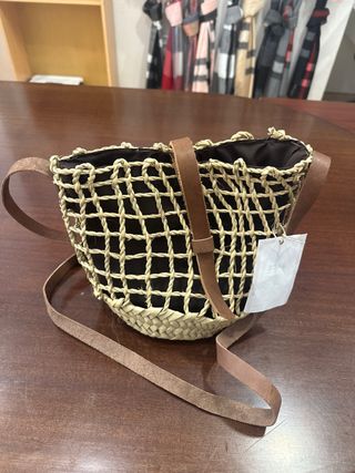 Bolso artesanal tejido