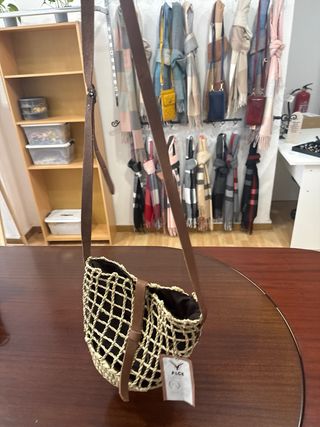 Bolso artesanal tejido