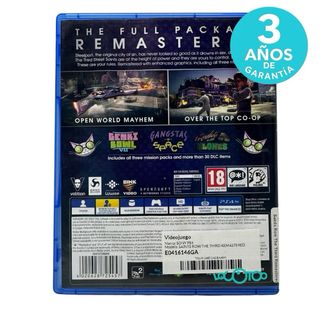 Saints Row The Third Remastered PS4