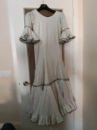 Traje Flamenca Niña Lunares