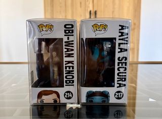 Funko Pop Star Wars Obi-Wan Kenobi y Aayla Secura