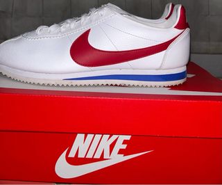 Zapatillas Nike Cortez Blancas y Rojas