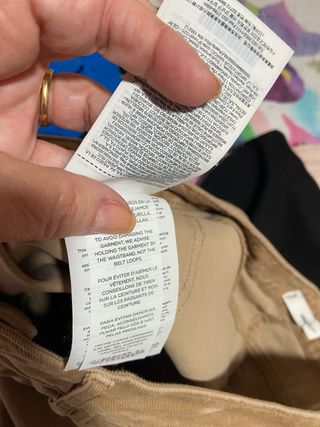 Pantalones pana Mango Talla 40