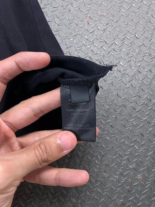 Vetements T-shirt Black/White Big Logo Center...