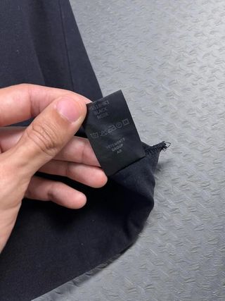 Vetements T-shirt Black/White Big Logo Center...