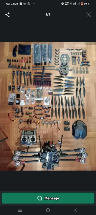 Hexacóptero Dron de Carbono