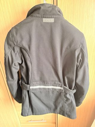 Chaqueta Moto Mujer OJ Negra