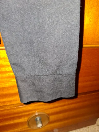 Camisa negra jersey rombos