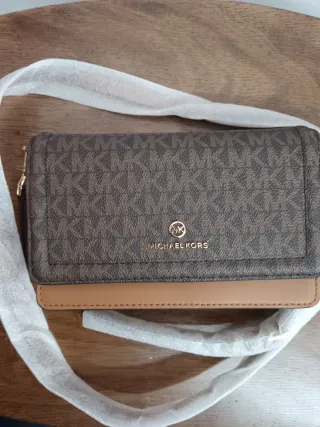 Bolso Michael Kors Marrón y Beige