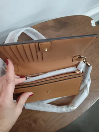 Bolso Michael Kors Marrón y Beige