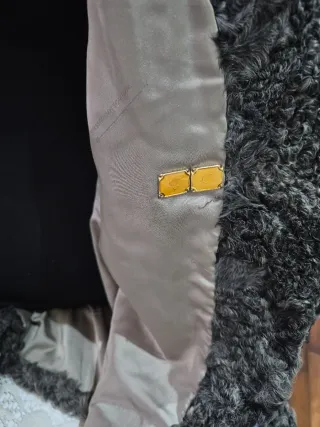 Cappotto Astrakan Grigio