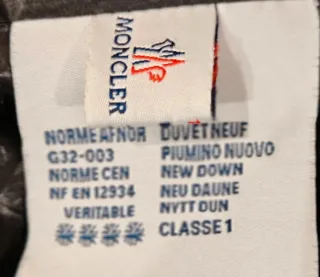 Abrigo de plumas mujer negro Oferta. Original