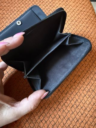 Monedero con cremallera