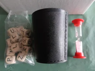 Juego de dados Script-O-Gram vintage