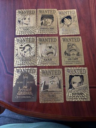 Cartas de One Piece Wanted Cards
