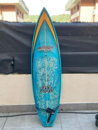 Tabla de surf azul