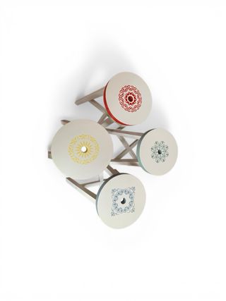 Taburetes de Barra Ikea Madera Reciclada