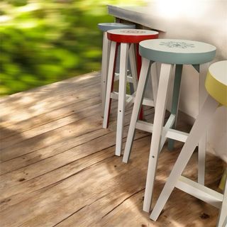 Taburetes de Barra Ikea Madera Reciclada