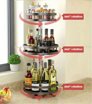 Organizador Cocina Giratorio 3 Niveles