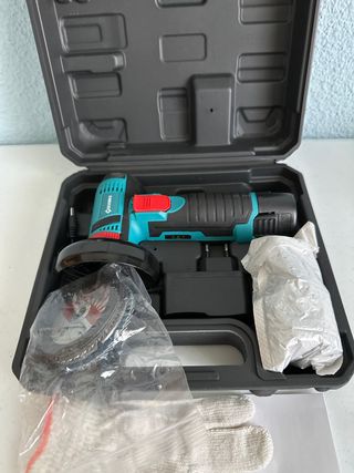 Mini Amoladora Angular 12V Batería