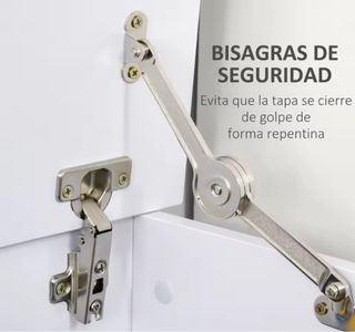 Baúl blanco de madera sin estrenar 100x40x40 cm