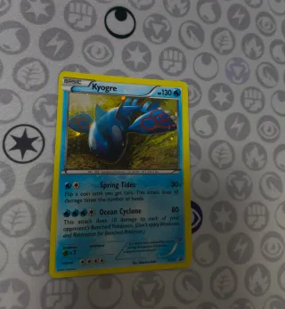 Carta Pokemon Promo Kyogre XY51 año 2015