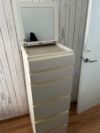 Cómoda Malm Tocador Blanco