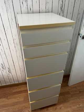 Cómoda Malm Tocador Blanco