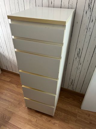 Cómoda Malm Tocador Blanco