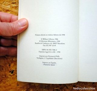 Conde Cero William Gibson Minotauro