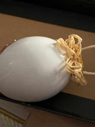 Huevo Cerámica Decorado Mano