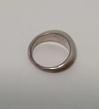 Anillo antiguo plateado