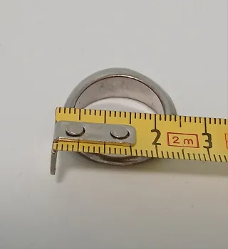 Anillo antiguo plateado