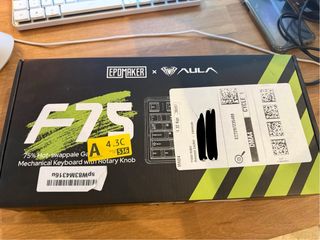 Teclado Aula F75 Azul/Blanco