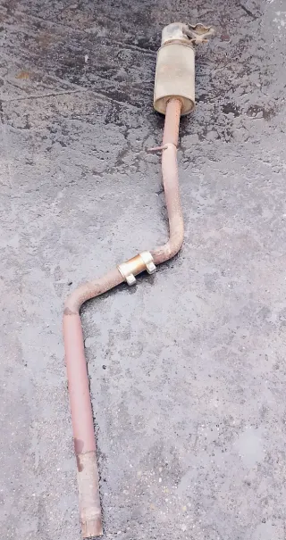 Tubo escape Audi A3 8L Motor AUM