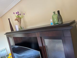 Mueble TV madera y metal