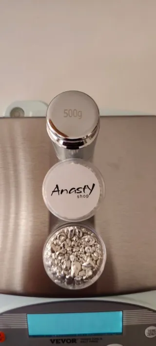 Granalla Plata Pura 999, lista para coleccionistas