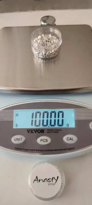 Granalla Plata Pura 999, lista para coleccionistas