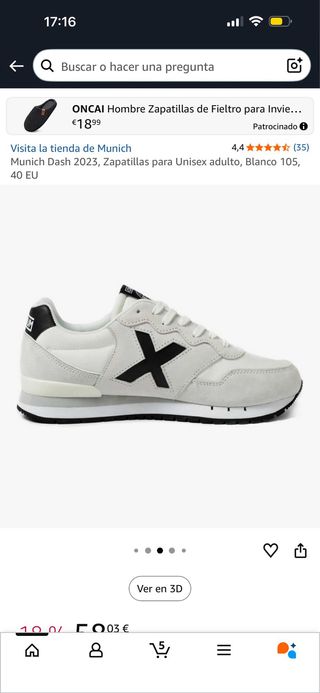 Zapatillas Munich Dash 2023 Talla 40