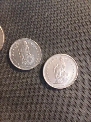 3 Monete SPL Svizzera 2Fr 1969 e 1Fr 1968