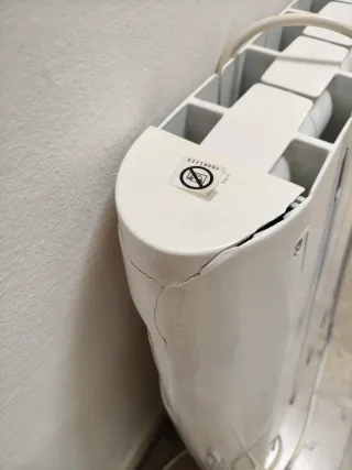 2 Radiadores Eléctricos Blanco