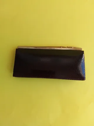 Bolso de mano piel antiguo años 50