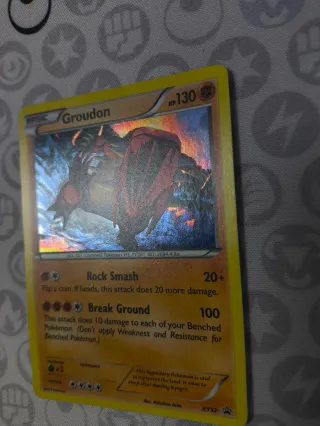 Carta Pokémon Groudon Promo XY52 año 2015
